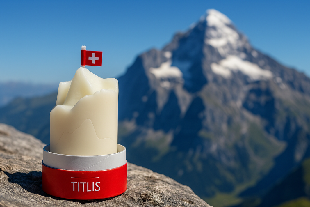 Collage Titlis mit Titlis Berg im Hintergrund