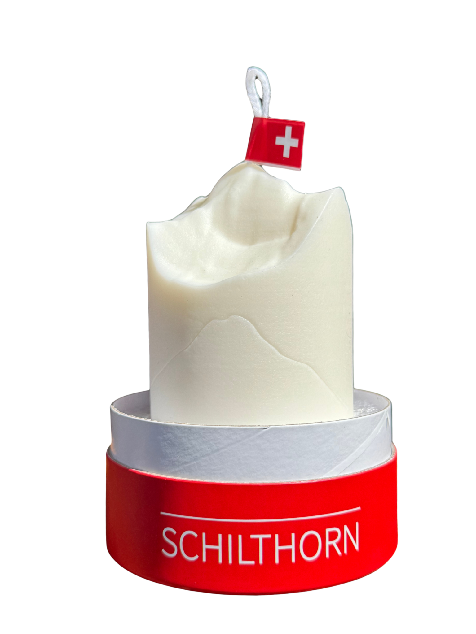 Schilthorn Kerze mit Verkackungspodest