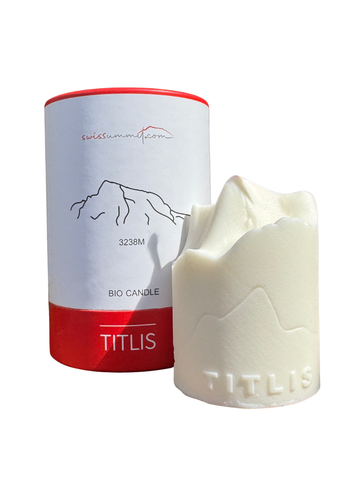 Titlis Kerze mit Verpackung
